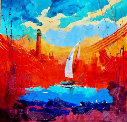 "Mediterranean Sunset" #124