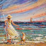 "Pensées d'une femme en Méditerranée" #027